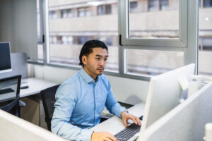 A young male LNC is working on case files for a medical malpractice law firm. 